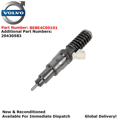 VOLVO 12FH NEW AND RECONDITIONED DELPHI DIESEL INJECTOR - BEBE4C00101